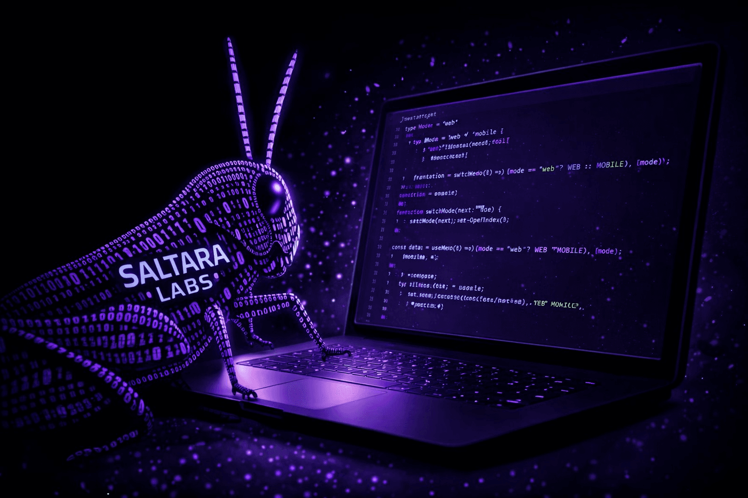Example application interface